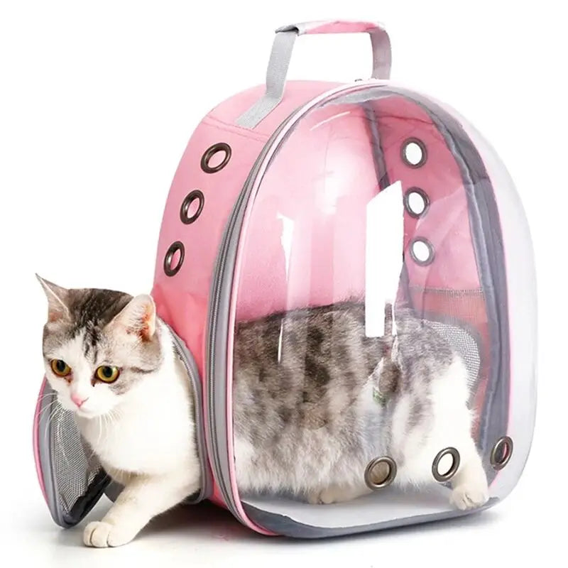 Sac de transport pour chat transparent/respirant "AstroCat"