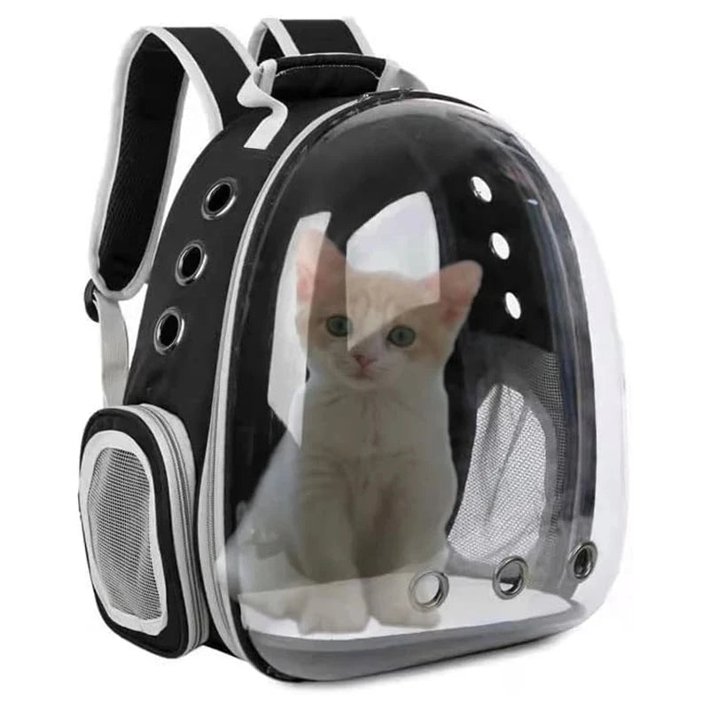 Sac de transport pour chat transparent/respirant "AstroCat"