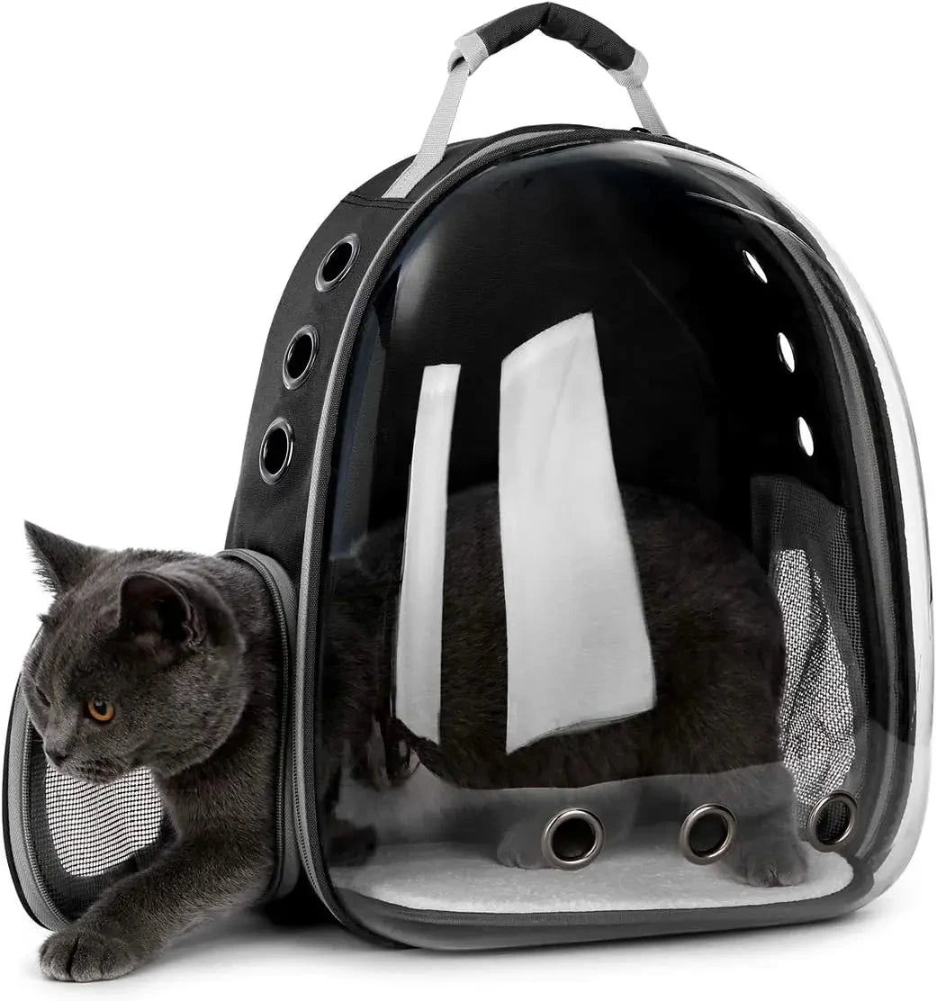 Sac de transport pour chat transparent/respirant "AstroCat"