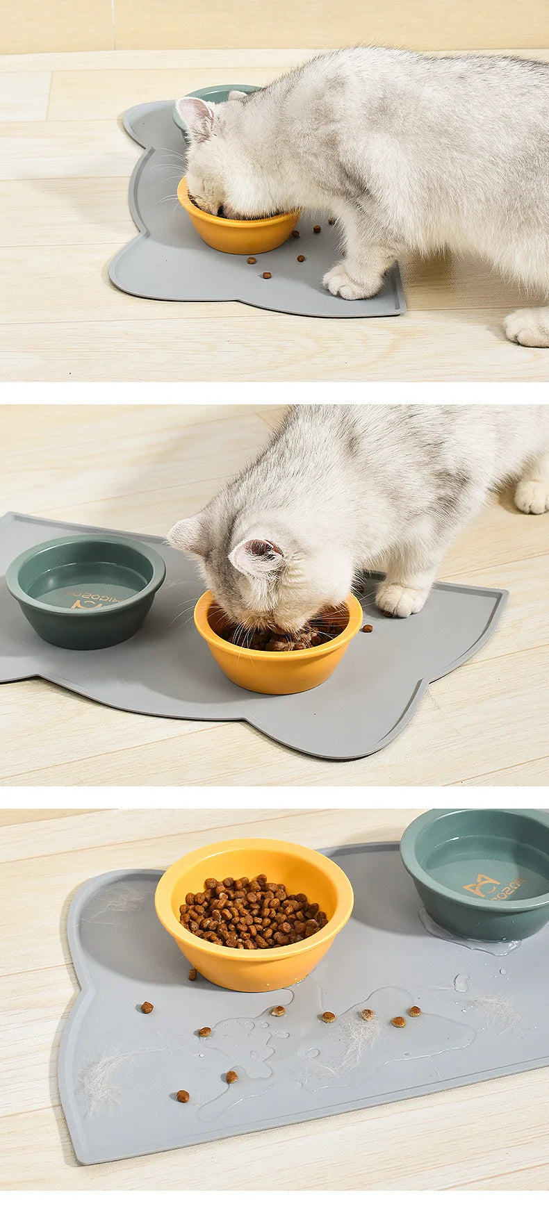 Tapis gamelle pour chat "CatPropre"