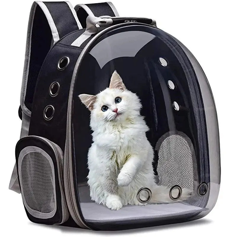 Sac de transport pour chat transparent/respirant "AstroCat"