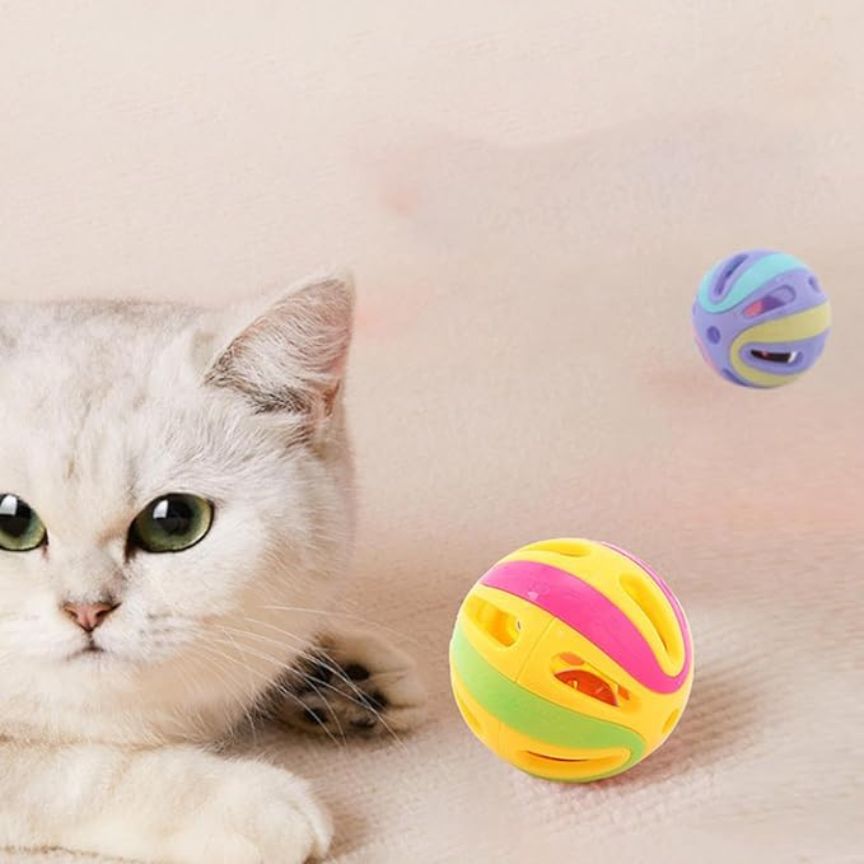 6 Boules a cloche pour chat "Catinho"