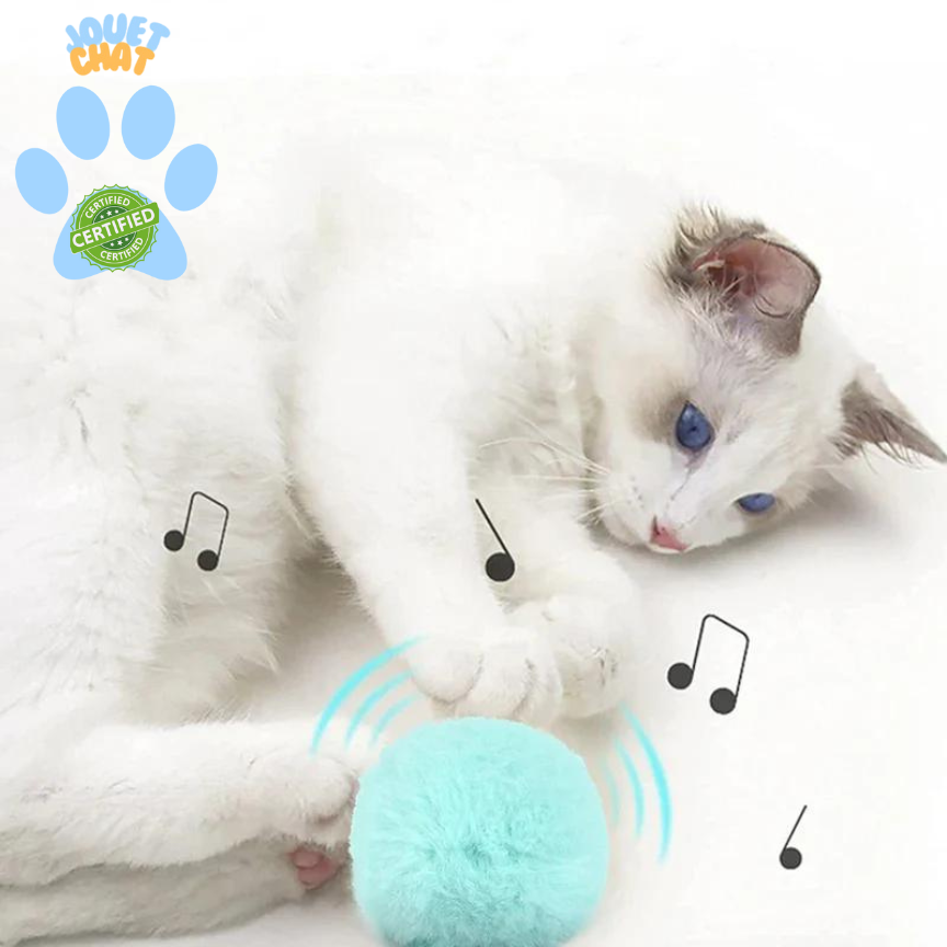 Balles électrique en peluche pour chat "BzzCat"